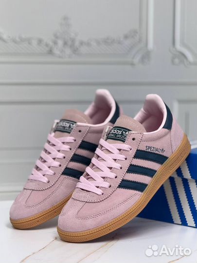 Кроссовки Adidas Spezial розовые 1