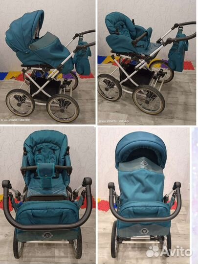 Коляска 2 в 1 ретро