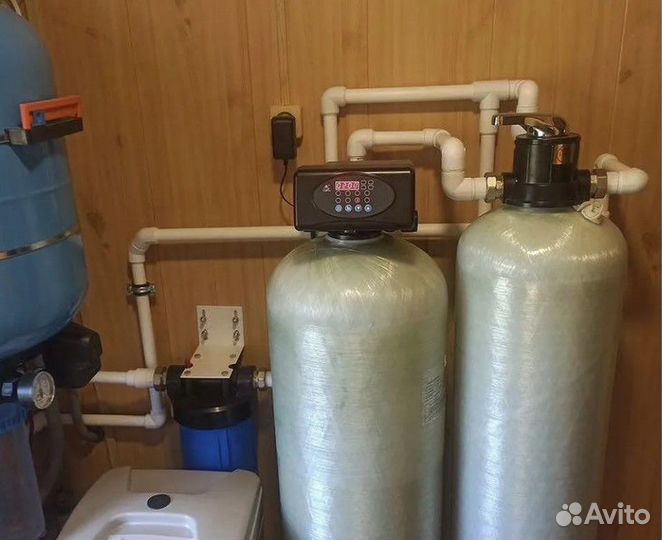 Очистка воды от железа и жесткости / марганца