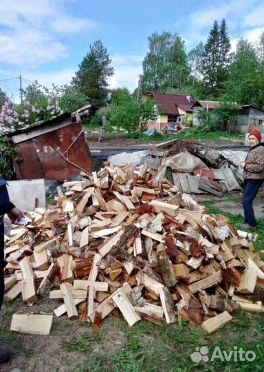 Дрова с доставкой в укладку любого объема