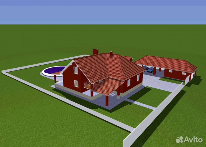 Проектирование дома, 3D модель