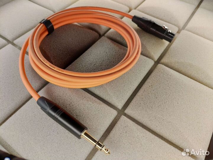 Xlr гнездо - Jack 6,3 TRS mogami 2534