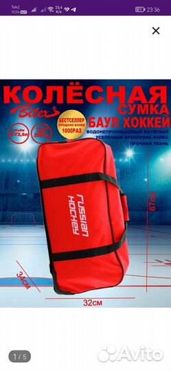 Баул хоккейный бу