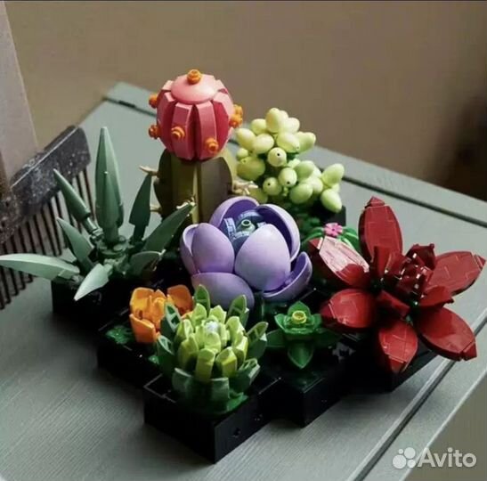 Конструктор Лего цветы 