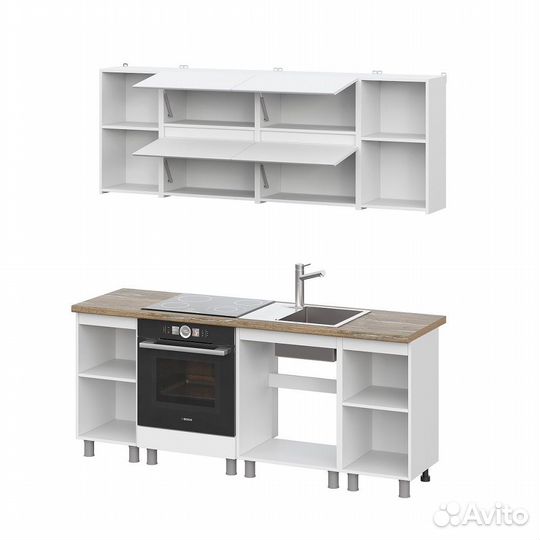 Модульная кухня Одри 2 м. Комплект 3