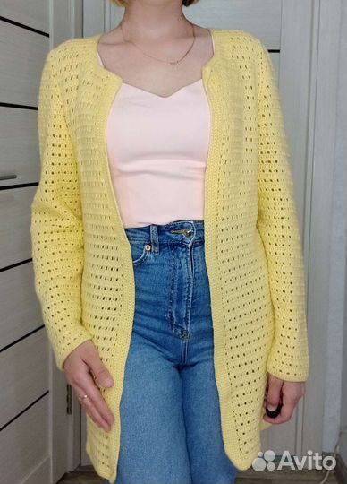 Кардиган женский вязаный ручная работа