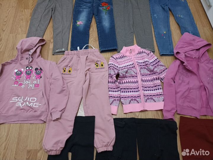 Одежда для девочки 116 пакетом