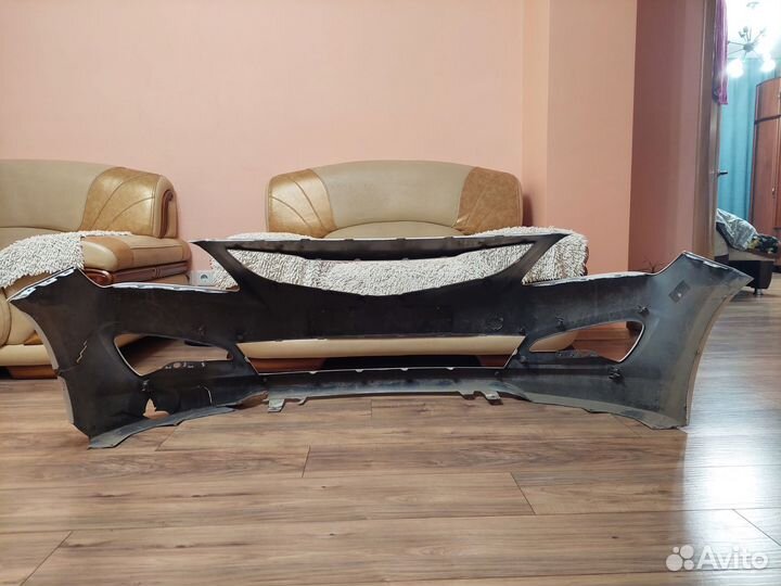 Передний бампер на hyundai solaris 1 рестайлинг