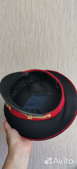 Фуражка парадная чёрная