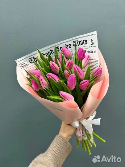 Тюльпаны на 8 марта / доставка цветов Питер