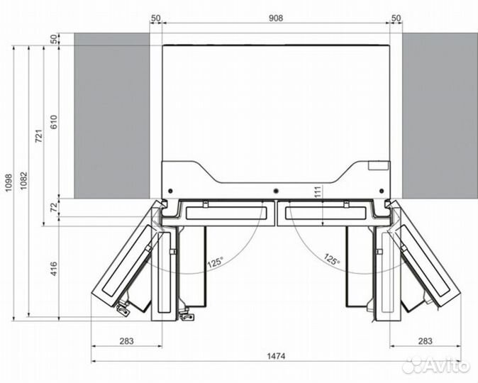 Холодильник gorenje NRM918FUX