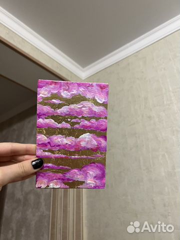 Розовые облака на потали