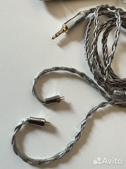 Kbear 8 ми жильный графеновый кабель 2pin 3.5