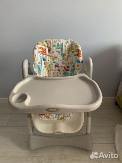 Детский стульчик для кормления happy baby