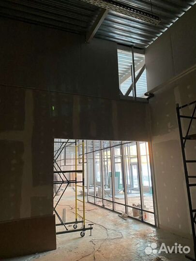 Монтаж перегородок из гипсокартона