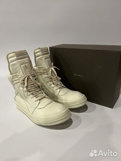 Rick Owens Geobasket Milk/Milk New