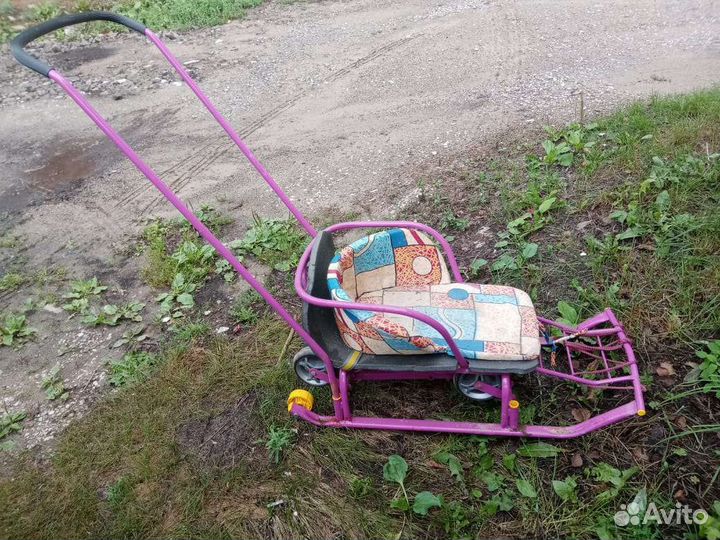 Детские санки с колесами