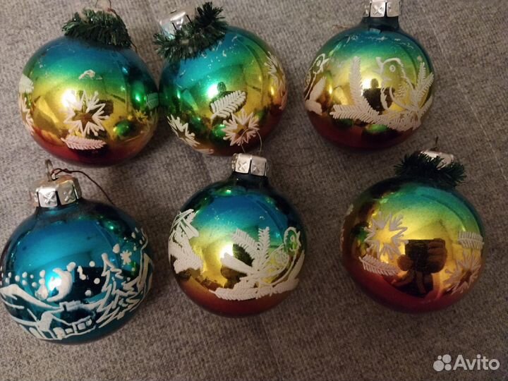 Гирлянды и шары 60-70гг