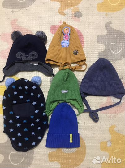 Шапки пакетом reima и др(46-48р)