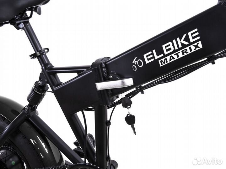 Электрофэтбайк Elbike Matrix Vip 13 (черный)