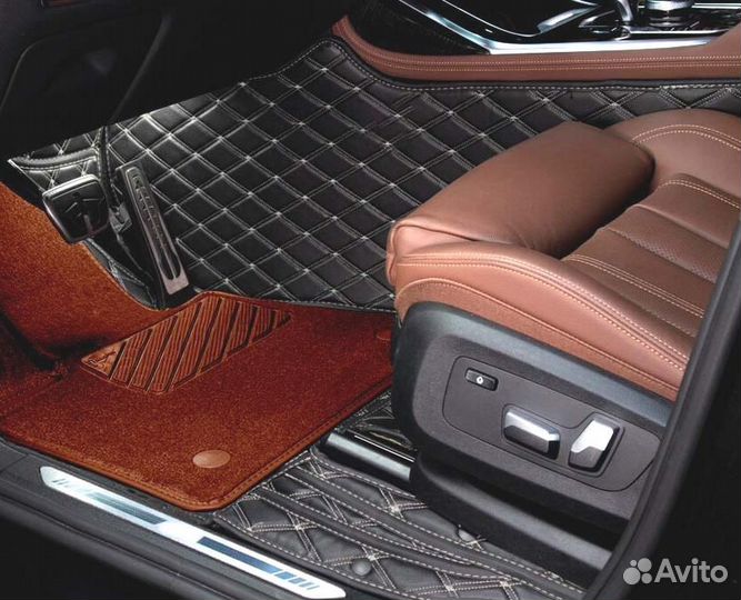 3D Коврики Mercedes Салон Багажник из Экокожи