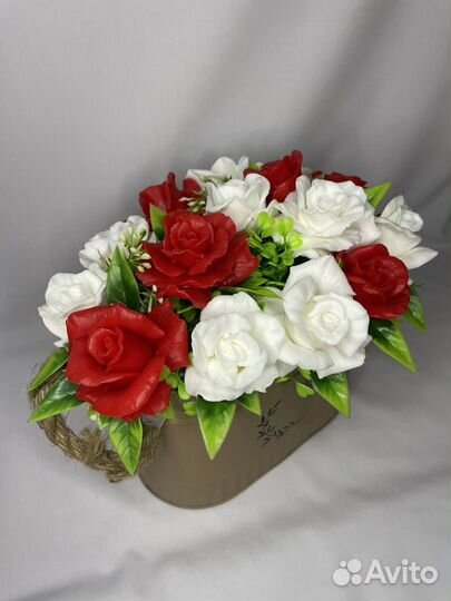 Букет цветов из мыла