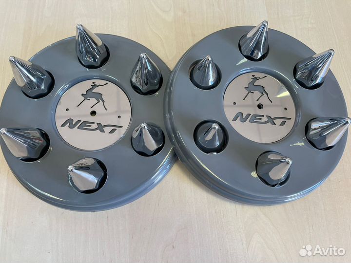 Колпаки газель + пики хром + вставка из нержавейки