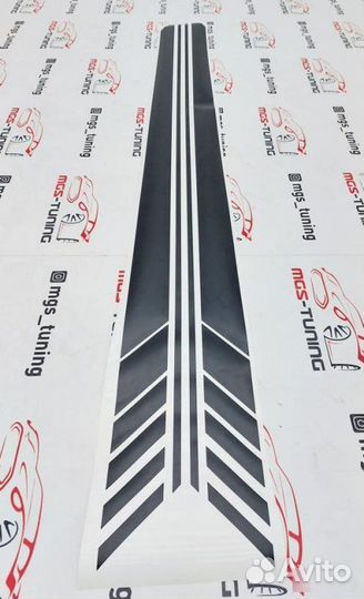 Наклейки AMG Edition на GLC-Class X253 черный мат