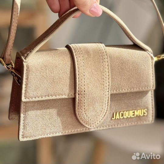 Сумка jacquemus натуральная замша