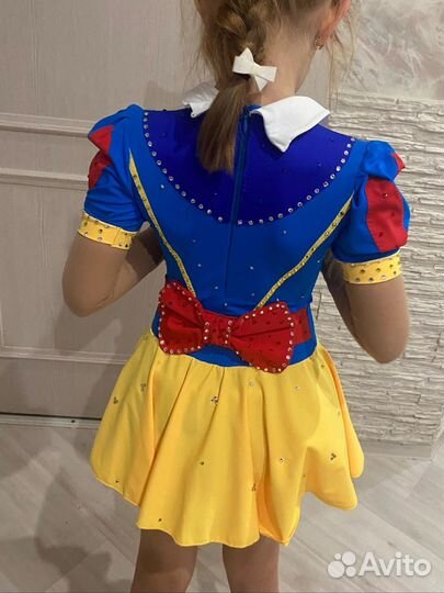 Платье для фигурного катания белоснежка 122