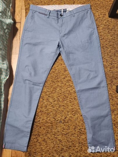 Брюки tommy hilfiger bleecker chino stretch 34/32