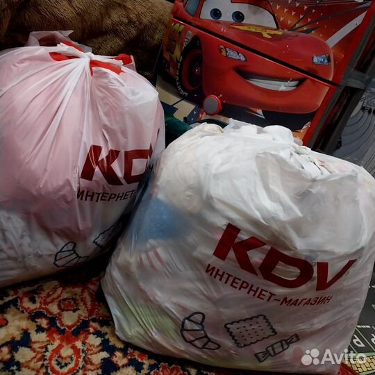 Три больших пакета вещей на девочку 0-8