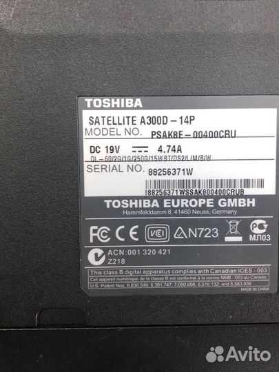 Запчасти для ноутбуков toshiba, acer