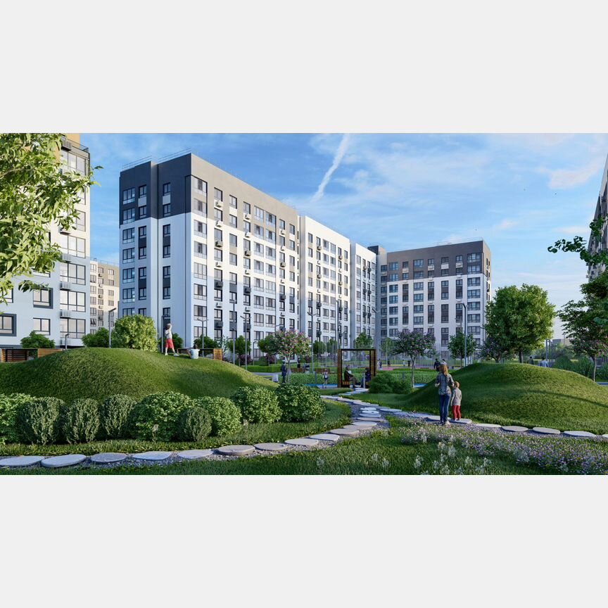 Квартира-студия, 34,1 м², 8/9 эт.