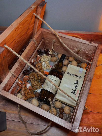 Подарок для мужчины бокс корзина