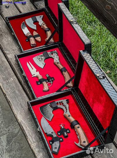 Топор нож подарочный футляр (Арт.97018)