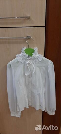 Нарядная блузка, рост.128