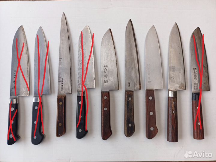 Японские кухонные ножи ламинат