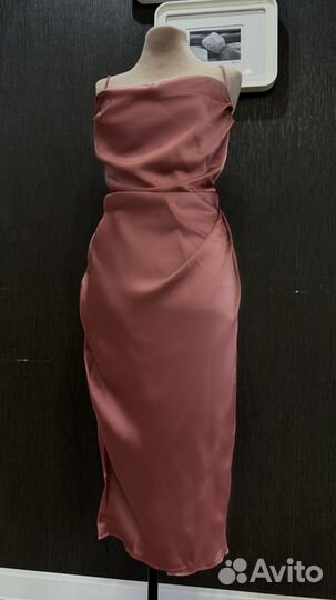 Платье вечернее шелковое