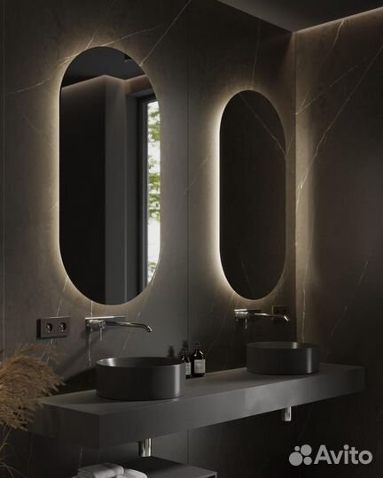 Зеркало с подсветкой капсула Donna