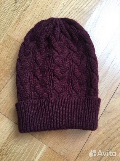 Шапка снуд перчатки кожанные