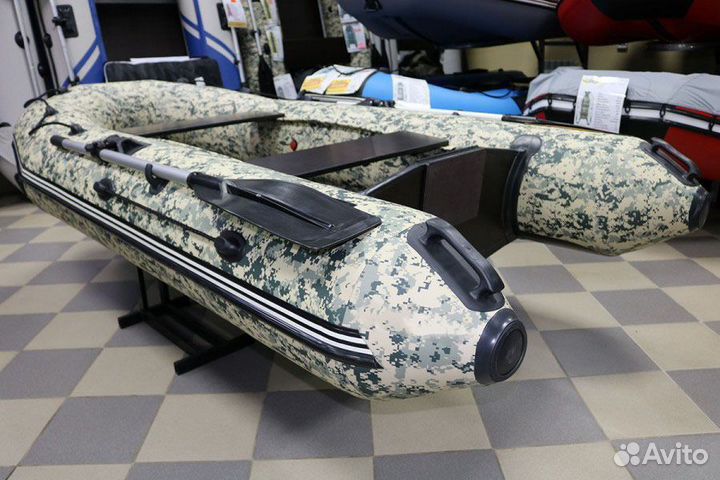 Лодка пвх Муссон 3000 ск камуфляж