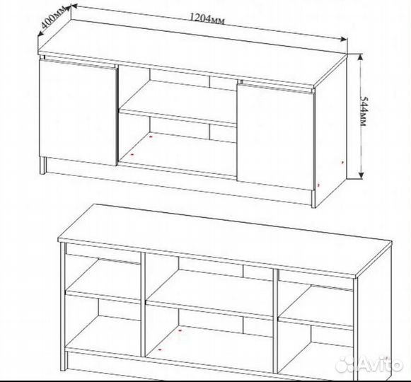 Тумба под тв Мори