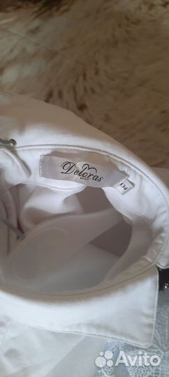 Блузка школьная с жабо deloras