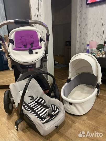 Коляска детская 3 в 1 luxmom
