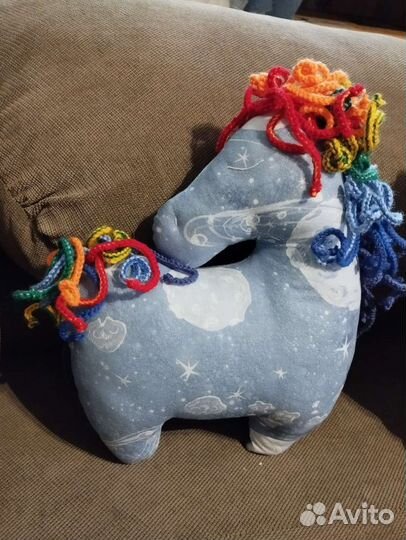 Игрушка - сплюшка. Радужный пони