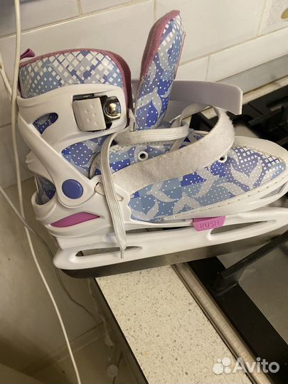 Коньки раздвижные для девочки