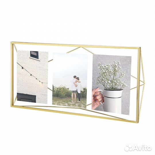 Фоторамка Umbra Prisma, латунь