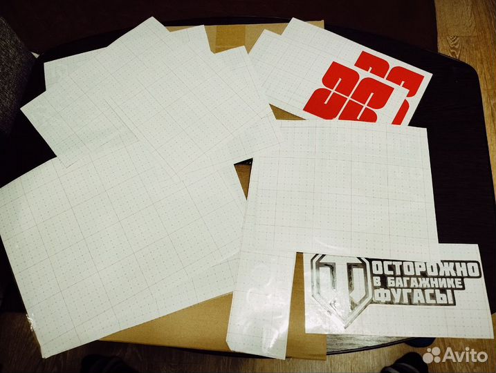 Наклейка на авто hajime, тгк, восточный округ