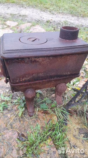 Печь буржуйка чугунная разборная